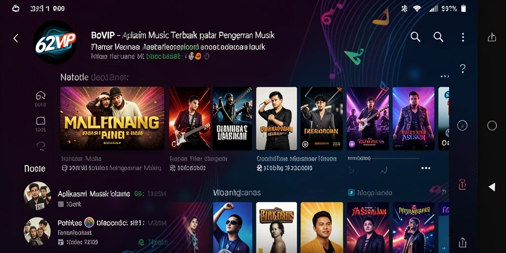 Tampilan gameplay 62VIP menampilkan interaksi dan pengalaman musik yang menyenangkan.