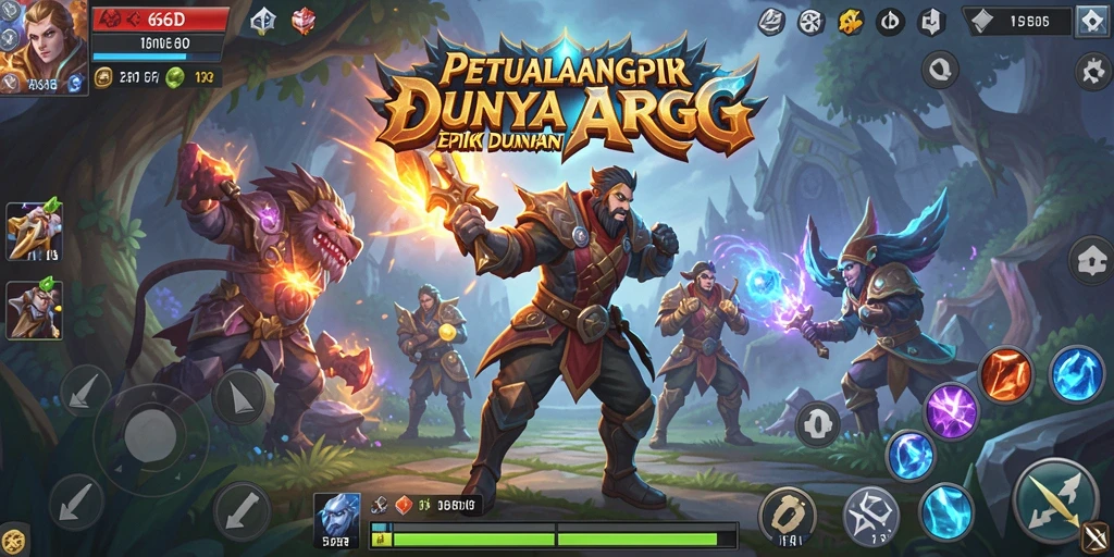 Tampilan gameplay 66D yang seru dan menarik di dunia ARPG.