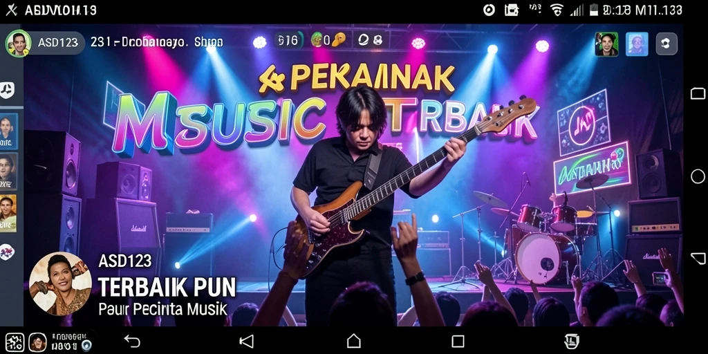 Tampilan seru permainan musik di ASD123 dengan berbagai tantangan.