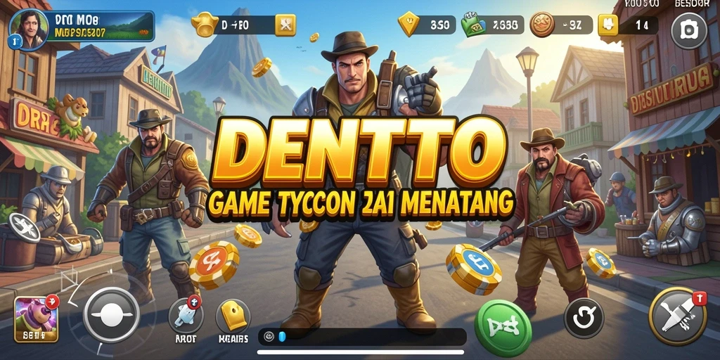 Tampilan gameplay seru DENTOTO yang penuh strategi dan tantangan.