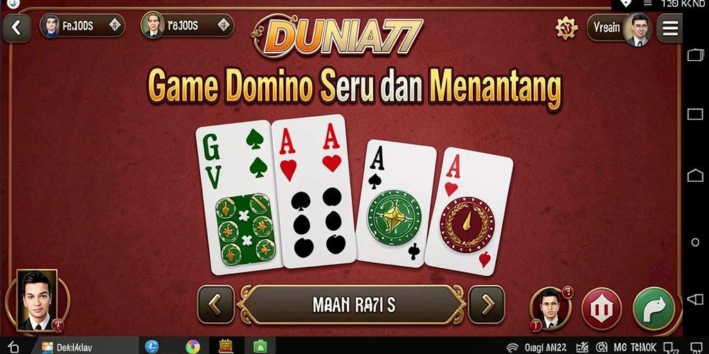 Gameplay DUNIA77 yang seru dan menarik pada setiap sesi.