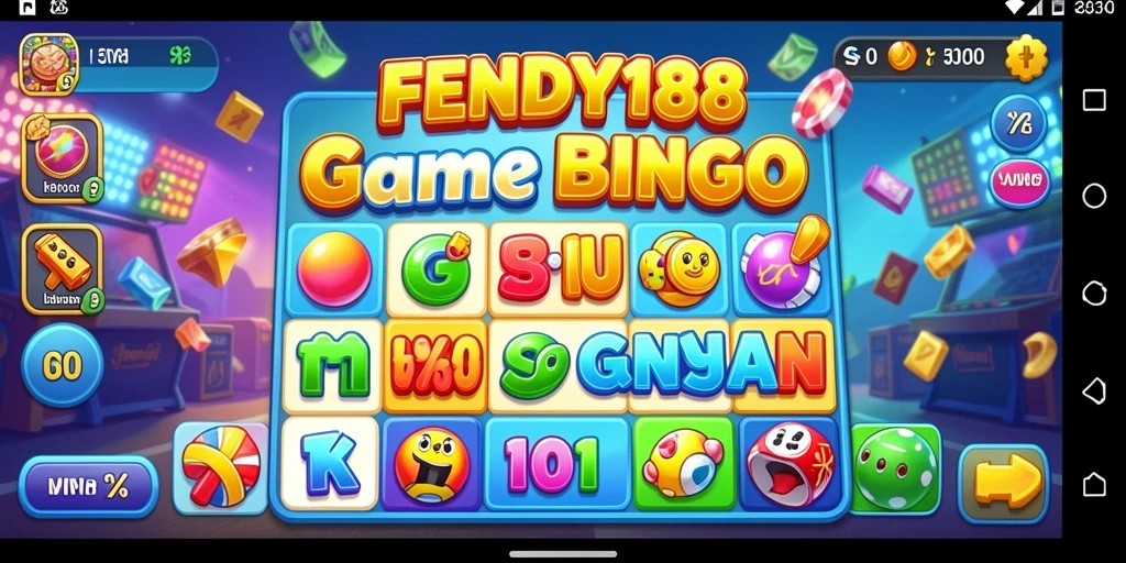 Screenshot FENDY188 menampilkan gameplay yang menarik dan interaktif dalam Bingo.
