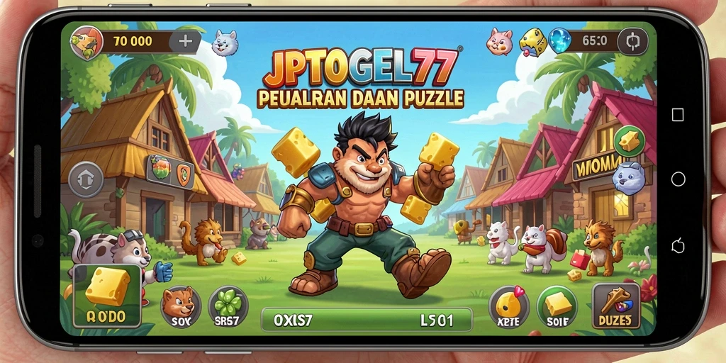 Tampilan gameplay menarik dari JPTOGEL77 yang penuh tantangan puzzle.