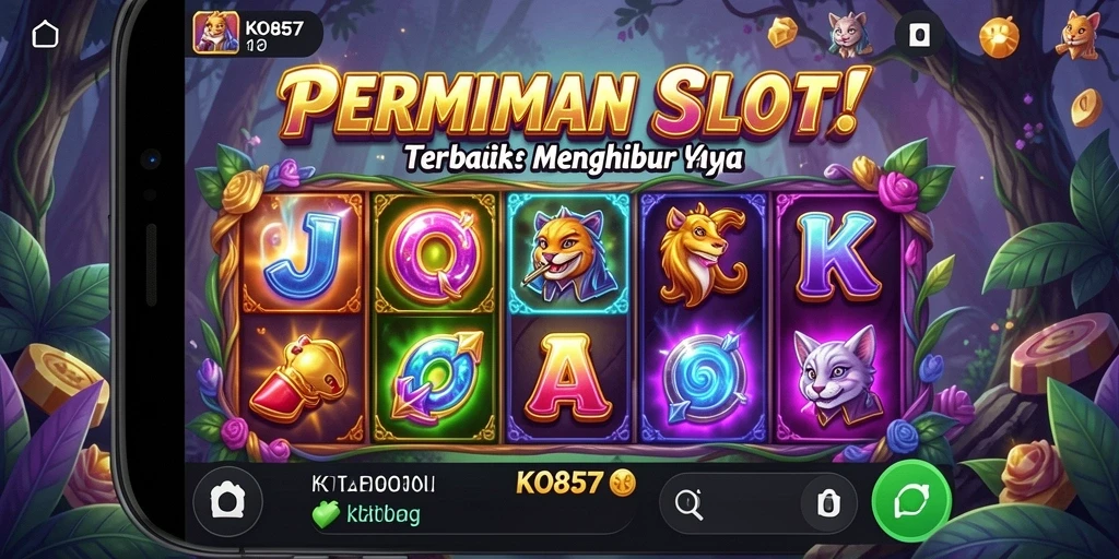 Screenshot gameplay KO857 yang menampilkan keseruan bermain slot.