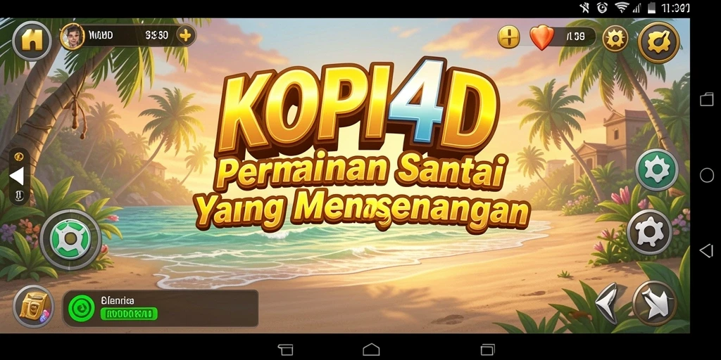 Screenshot gameplay KOPI4D yang penuh warna dan menarik.