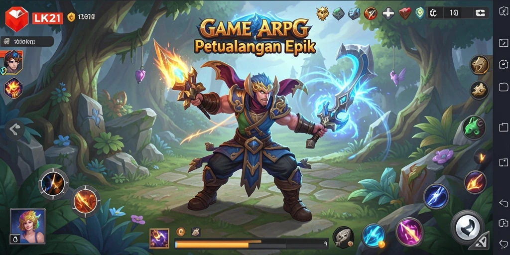 Tangkapan layar dari gameplay seru LK21 yang penuh aksi.
