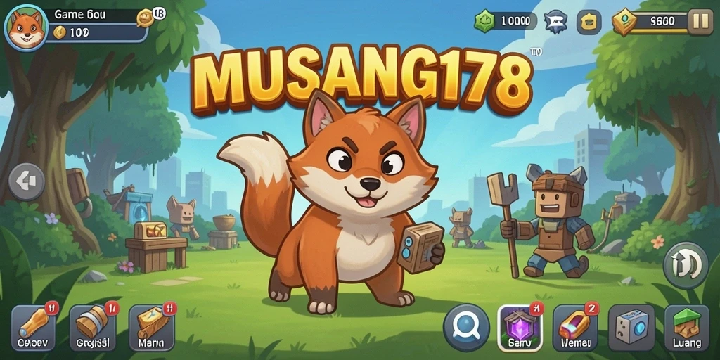 Tampilan menarik dari gameplay <strong>MUSANG178</strong> yang menonjolkan elemen Idle.
