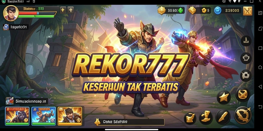 Gameplay <strong>REKOR777</strong> yang menarik dan penuh warna.