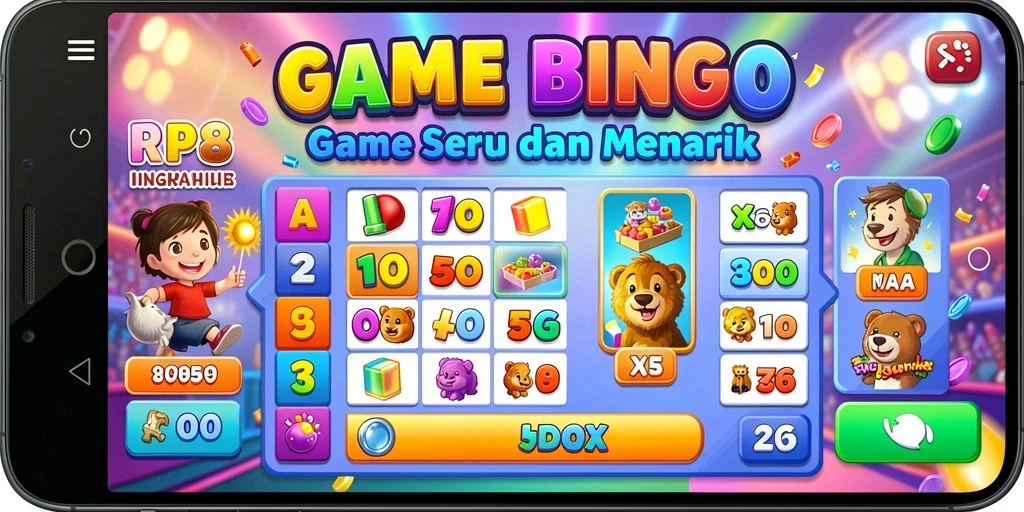 Tampilan screenshot game Bingo yang menarik dan interaktif.