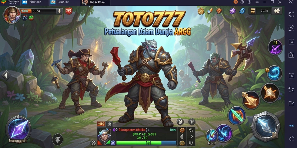 Gameplay TOTO777 dengan pertempuran ARPG yang mendebarkan.