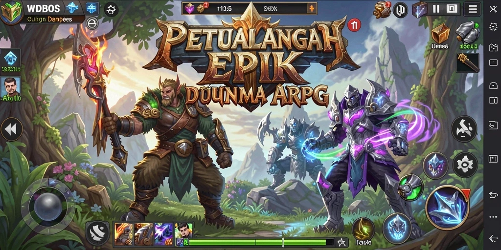 Tampilan penghancuran musuh dalam gameplay WDBOS yang menegangkan.