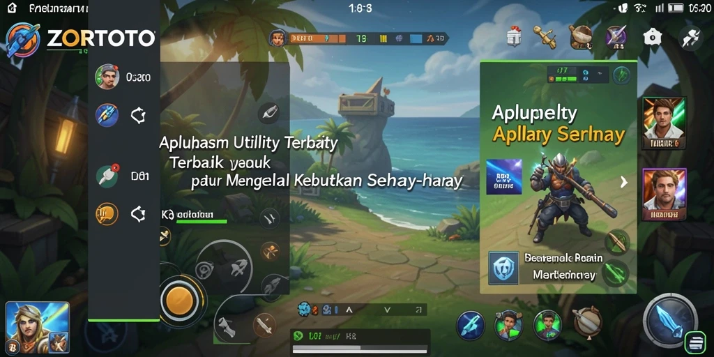Screenshot utama ZORTOTO menunjukkan antarmuka yang bersih dan intuitif.
